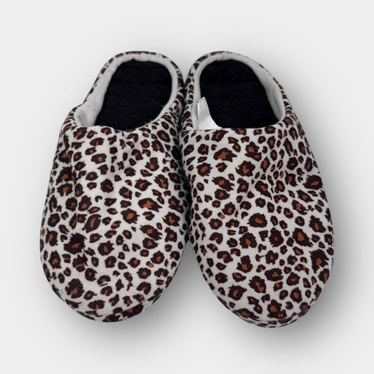 Leopard Print Slippers (L)