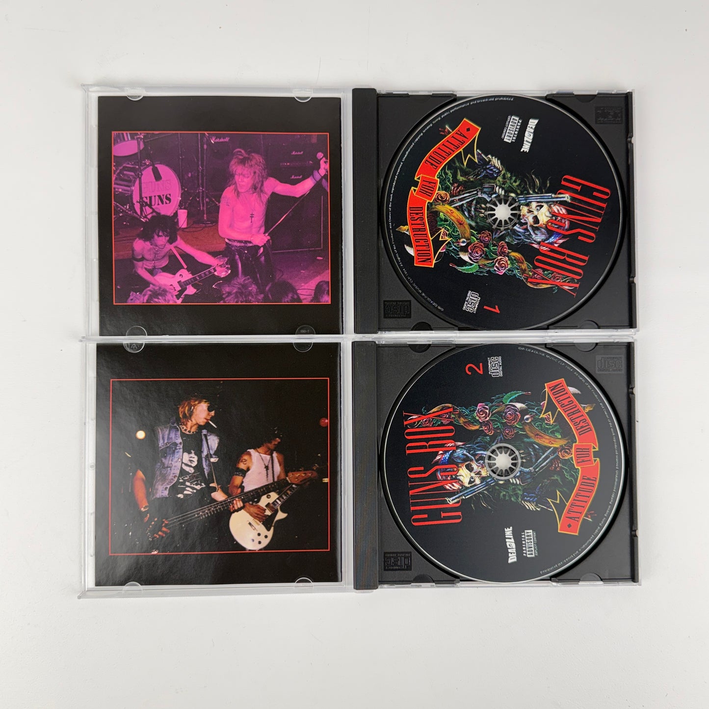Guns N Roses Attitude for Destruction CD Set