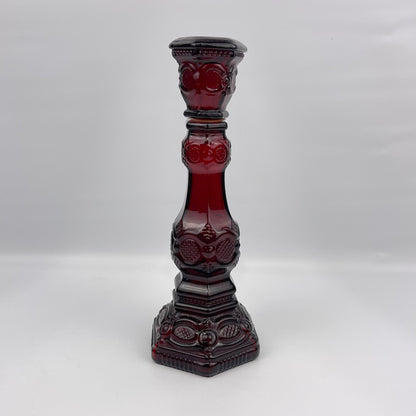 Vintage Avon Ruby Red candlestick