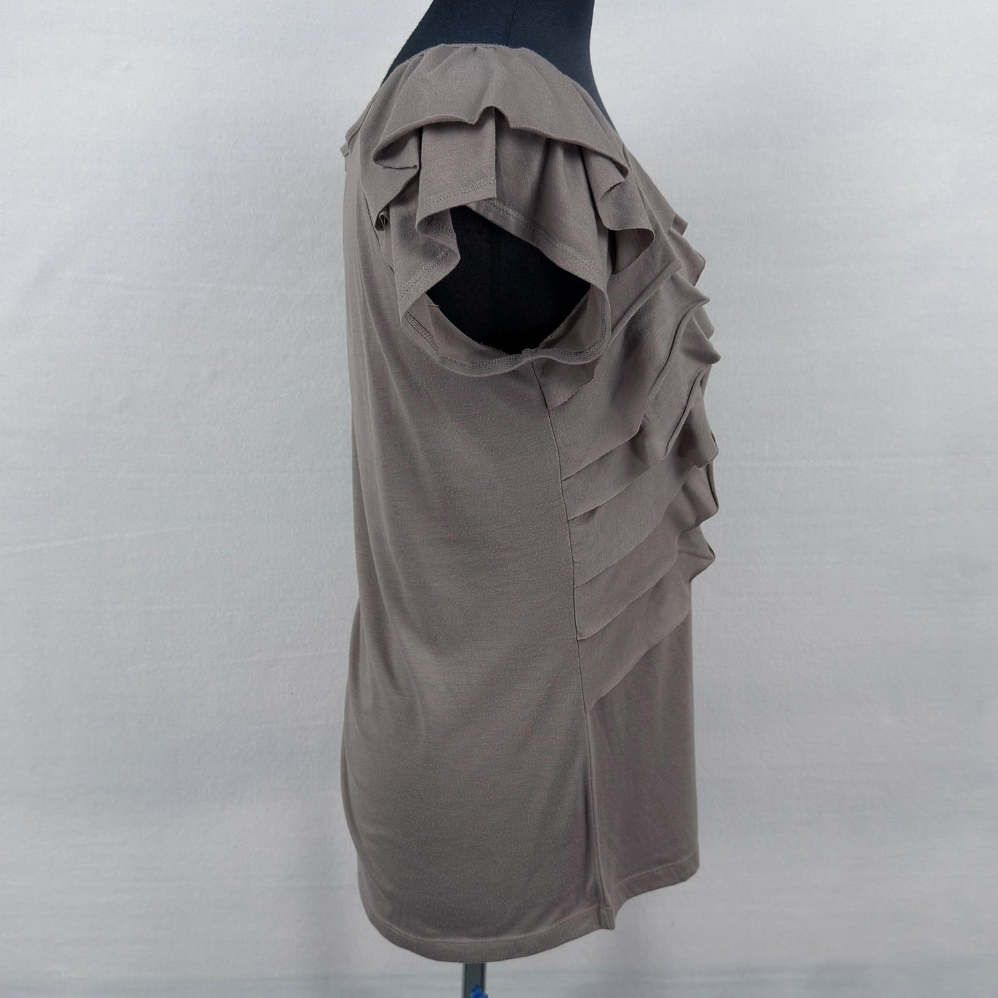 Majora ruffle knit top