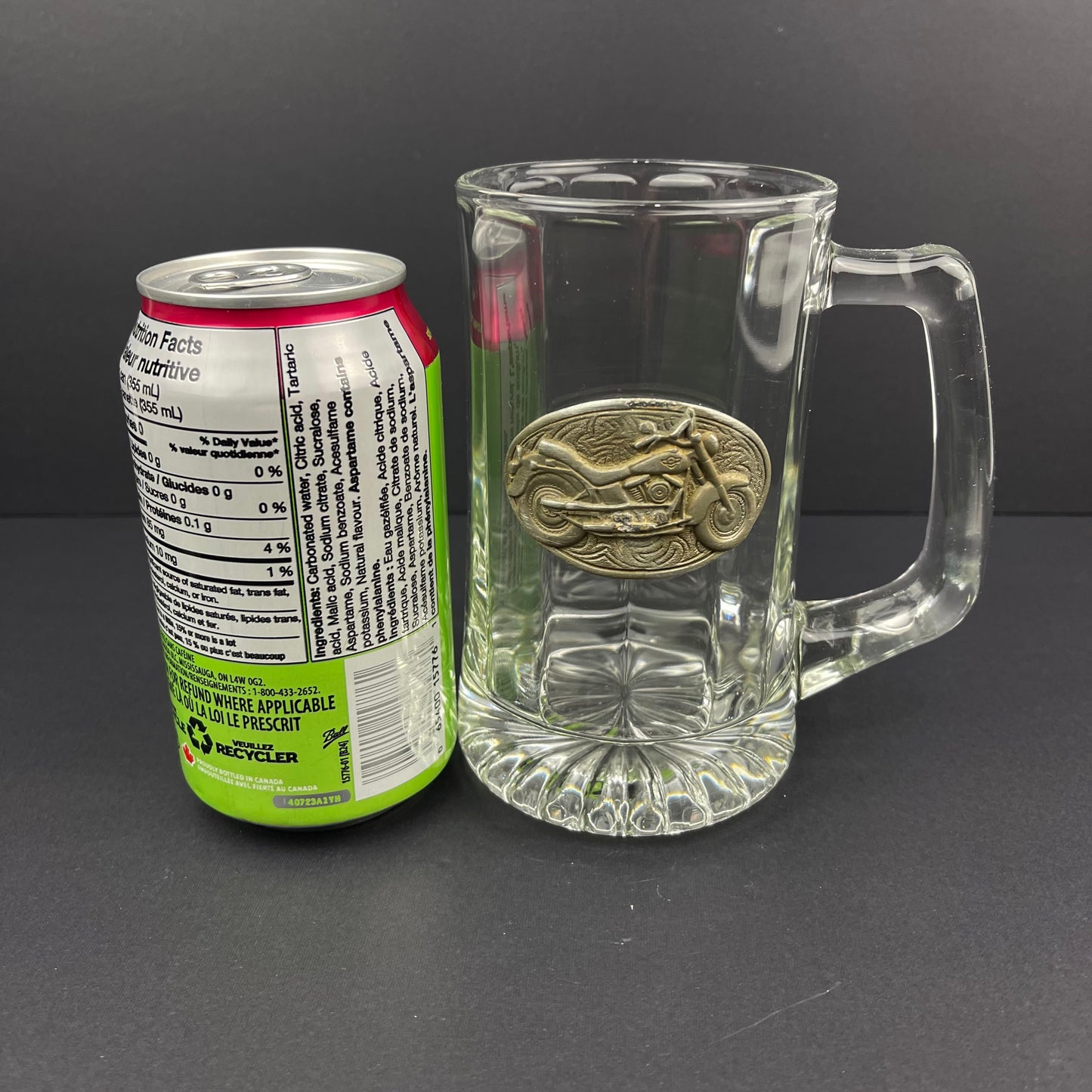 Mug with motorcycle
