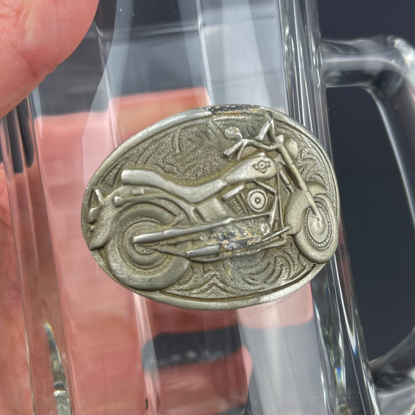 Mug with motorcycle