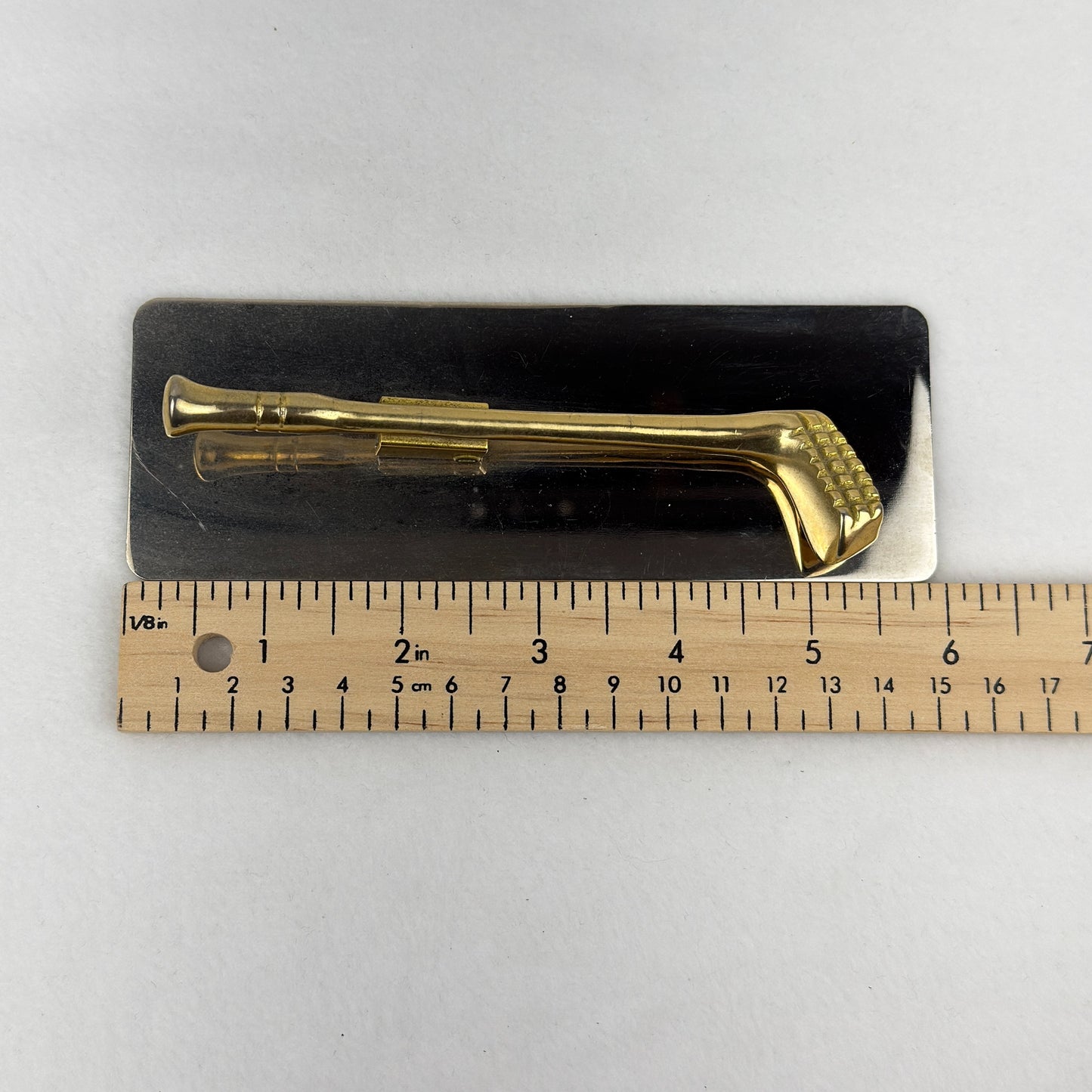 Brass Golf Memo Holder
