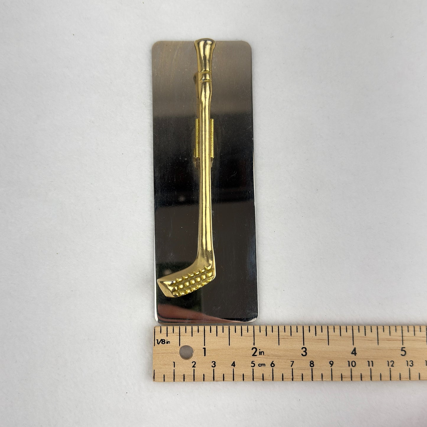 Brass Golf Memo Holder