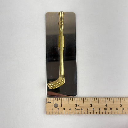 Brass Golf Memo Holder