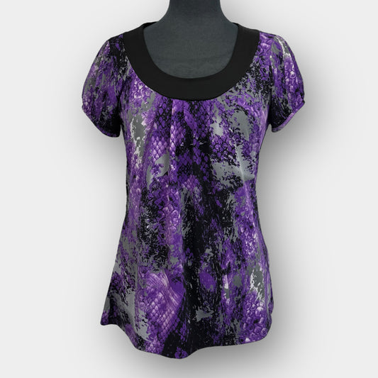 George scoop neck top