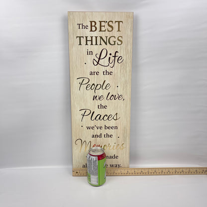 The Best Things in Life
