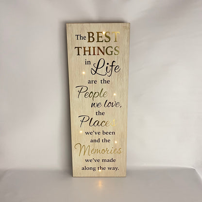The Best Things in Life