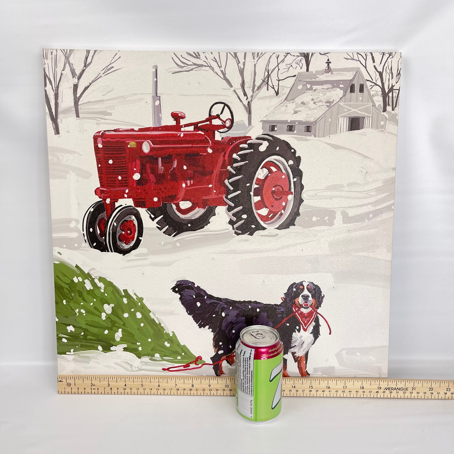 Tractor and Dog