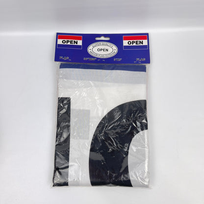 Open indoor/outdoor flag