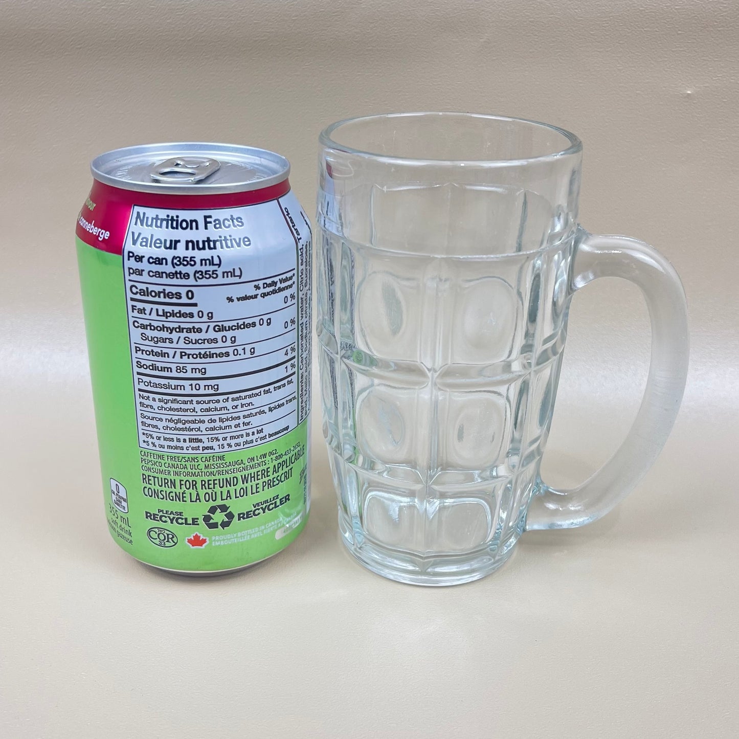 Square panel mug