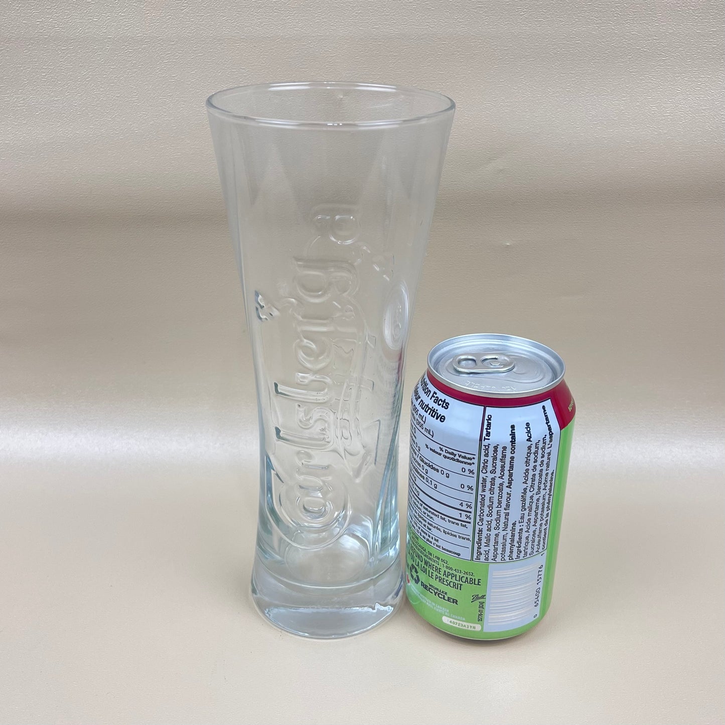 Carlsberg beer glass
