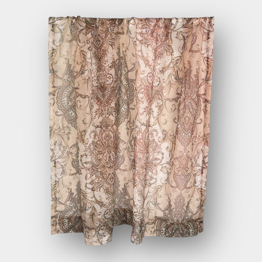Boutique sheer curtain set of 2