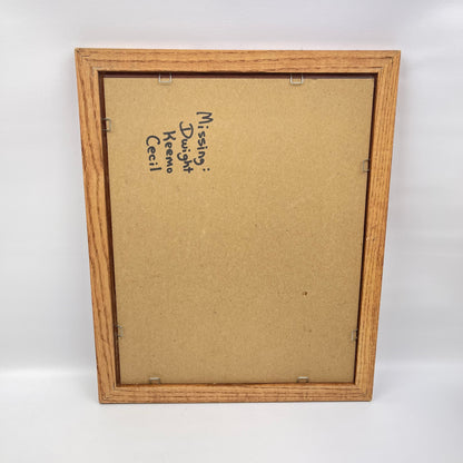 8 x 10" wood frame