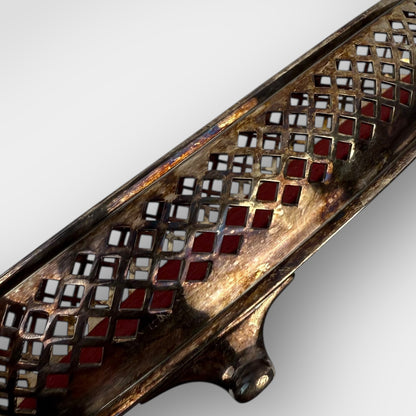 Vintage Silverplate Basket Dish