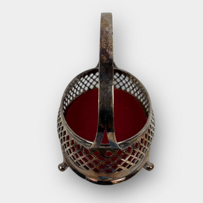 Vintage Silverplate Basket Dish