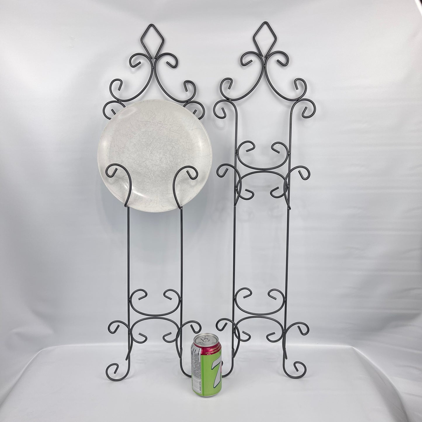 Metal 2 plate holders set of 2
