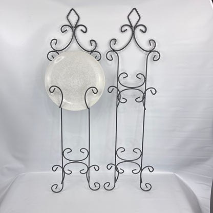 Metal 2 plate holders set of 2