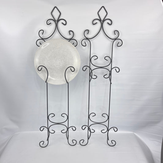 Metal 2 plate holders set of 2