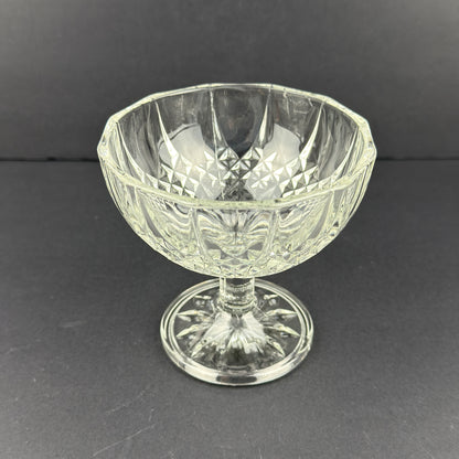 Pressed Glass Dessert Cup