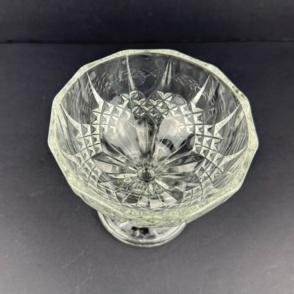Pressed Glass Dessert Cup