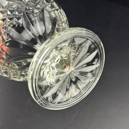 Pressed Glass Dessert Cup