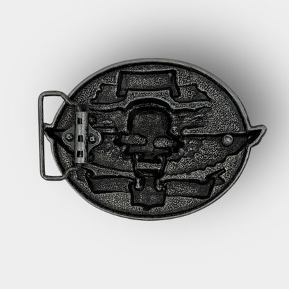 Skull Wings Belt Buckle