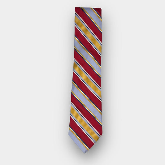 Dion Wide Stripe Silk Tie