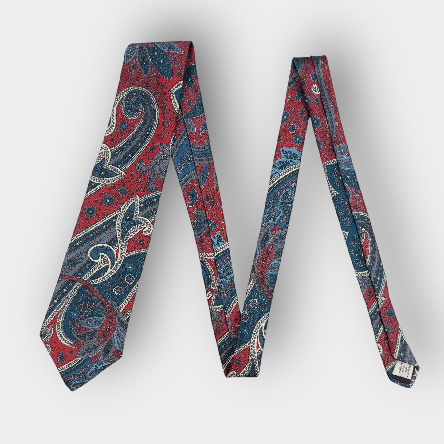 Haggar Paisley Polyester Tie