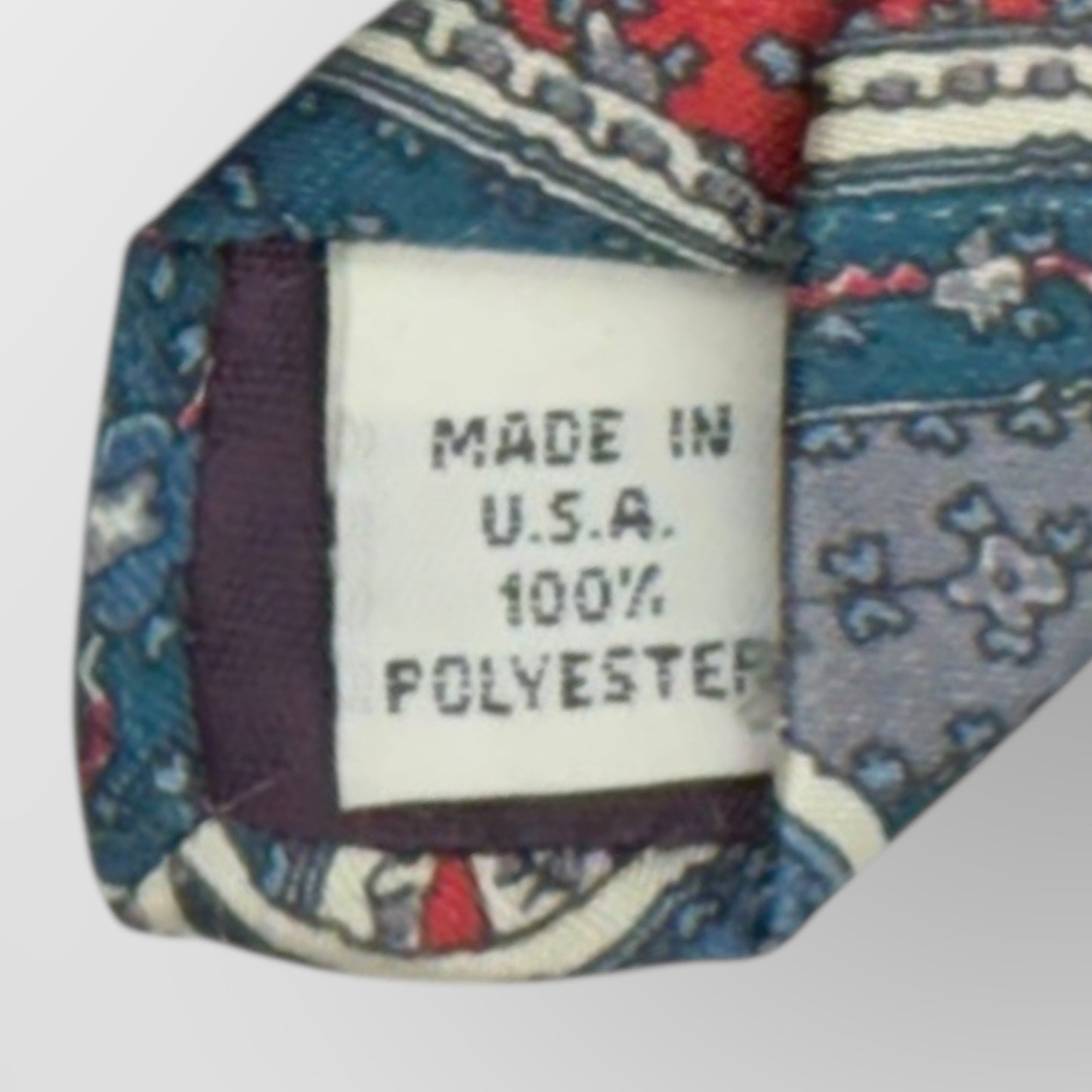 Haggar Paisley Polyester Tie