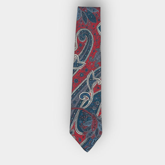 Haggar Paisley Polyester Tie