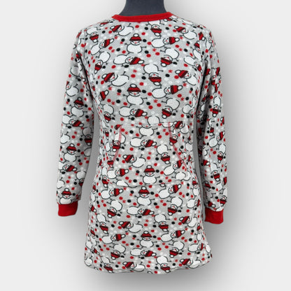 Snowman Fleece Lounge Tunic (S)