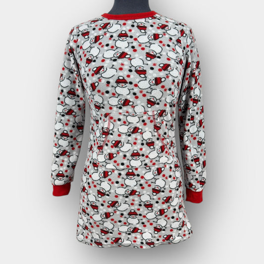 Snowman Fleece Lounge Tunic (S)