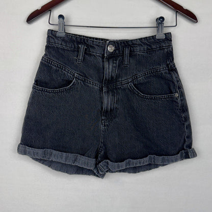 Zara High Rise Denim Shorts