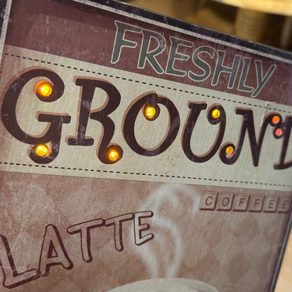 Giftcraft Light Up Coffee Sign