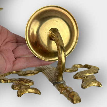 Brass Cherub Wall Sconces