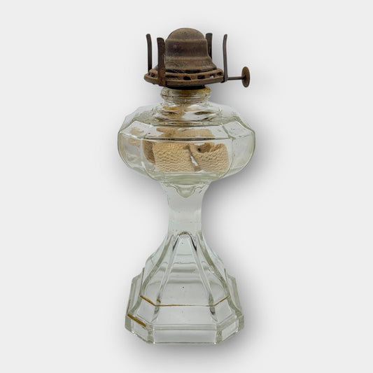Glass Oil Lamp Base