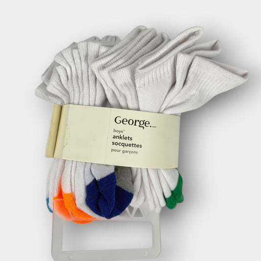 George Boys’ Ankle Socks 9pr (11–2)
