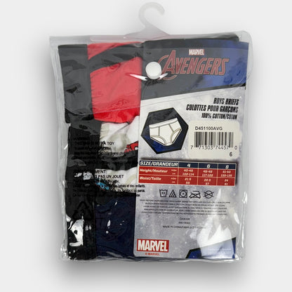 Marvel Avengers Briefs 3pk (6)