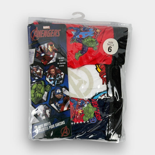 Marvel Avengers Briefs 3pk (6)