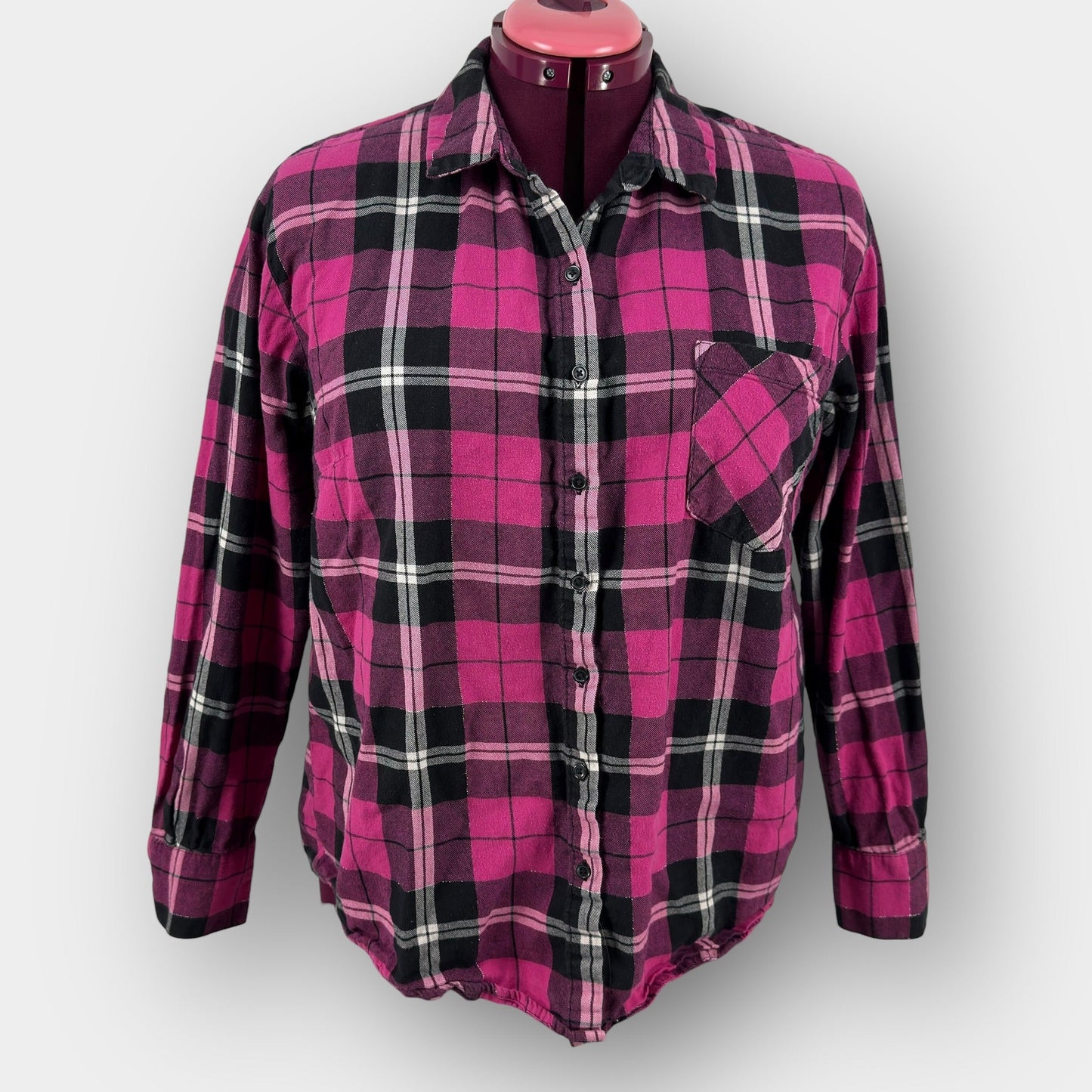 George plaid flannel shirt