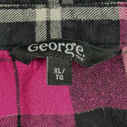 George plaid flannel shirt