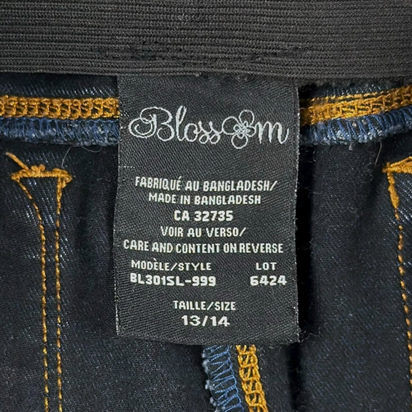 Blossom pull-on jeans