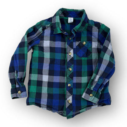 Old Navy Stretch Plaid Shirt