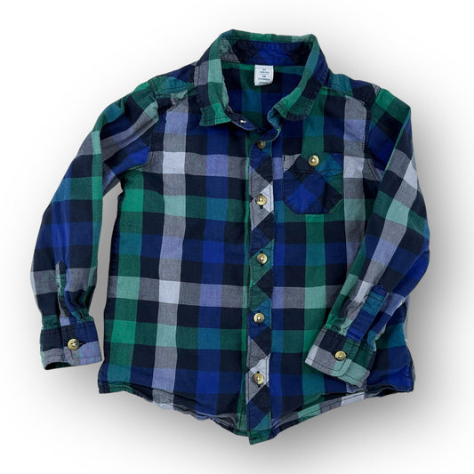 Old Navy Stretch Plaid Shirt