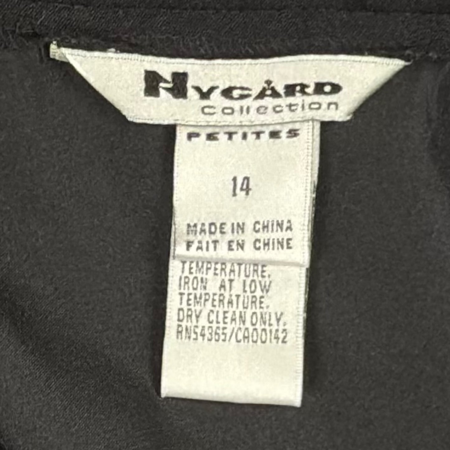 Nygard petite black skirt