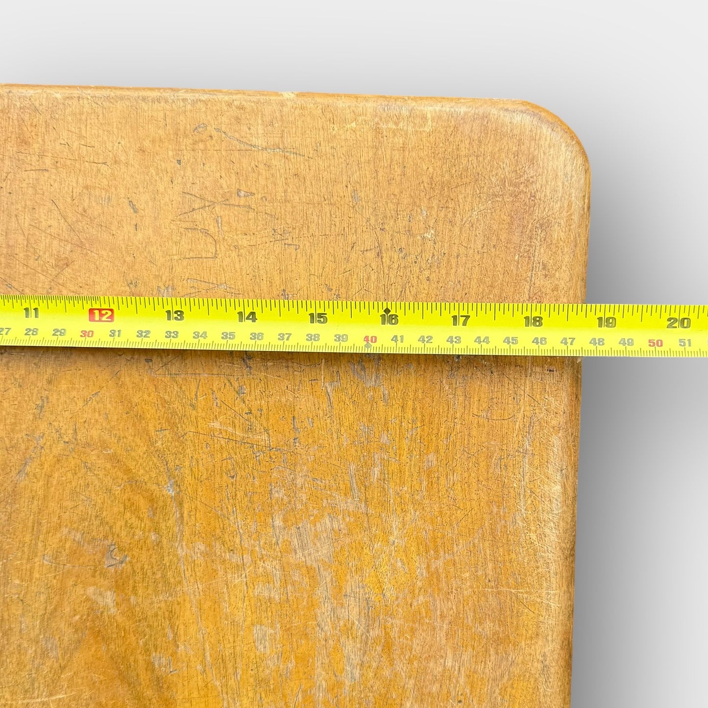 Vintage Solid Wood School Desk