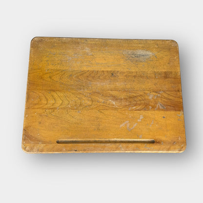 Vintage Solid Wood School Desk