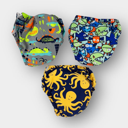 Sea Me Swim Diapers 3pc (3-6M)