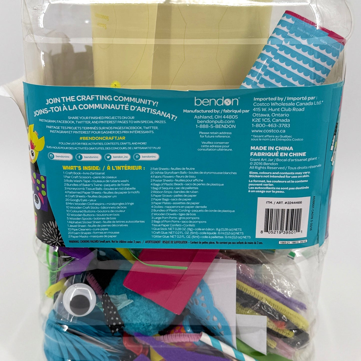 Giant Kids Craft Activity Jar